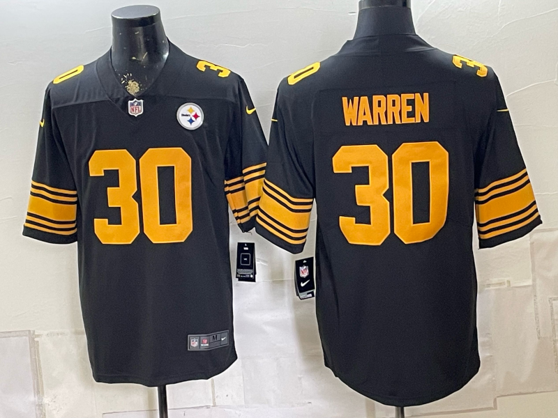 2026 Men Pittsburgh Steelers #30 Warren Black Limited Nike NFL Jersey0831002